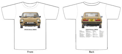 Datsun 280ZX 1978-83 T-shirt Front & Back